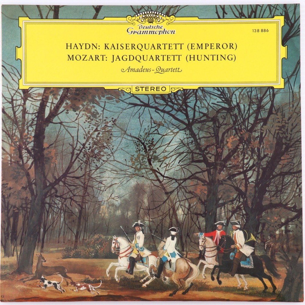 Amadeus-Quartett, Kaiserquartett / Jagdquartett HAYDN/MOZART 12" LP Vinyl Record